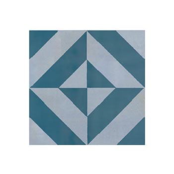 Mosaic House Moroccan tile Seville LG Custom 17-28 Sky Blue,   Teal, blue, green   solid  